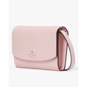 NWT - Kate Spade Dana Small Flap Crossbody Saffiano, Rose Smoke